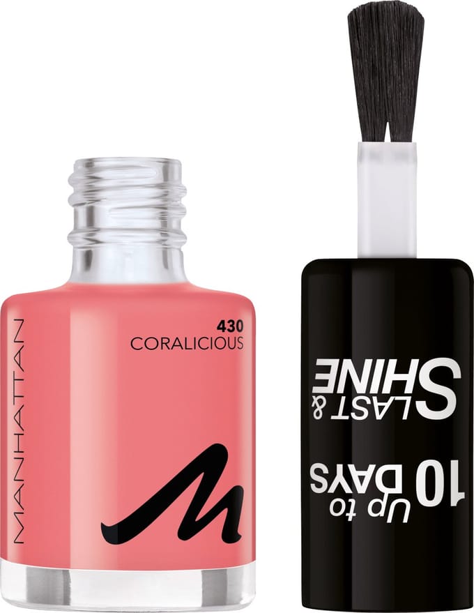 MANHATTAN Cosmetics Nagellak Last & Shine Coralicious 430, 8 ml