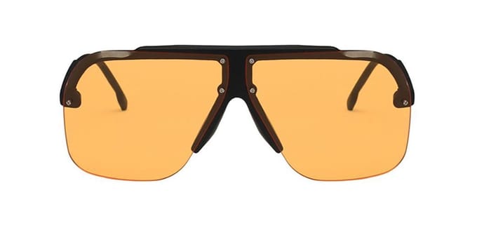 Retro Pilotenbril Orange