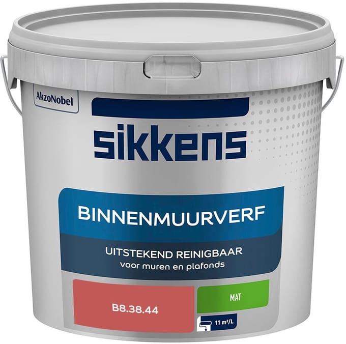 Sikkens - Binnenmuurverf Mat - B8.38.44 - Mengverf - 5 L