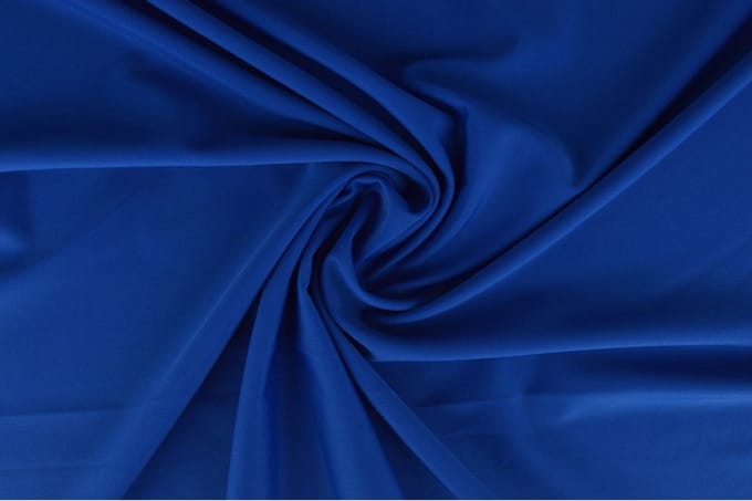 Lycra stof - Blauw - 1 meter - Per meter - 155cm breed