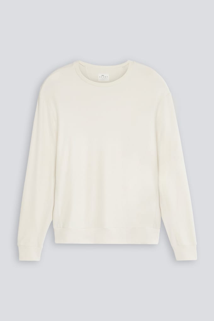 Sweatshirt Serie La Struttura Whisper White
