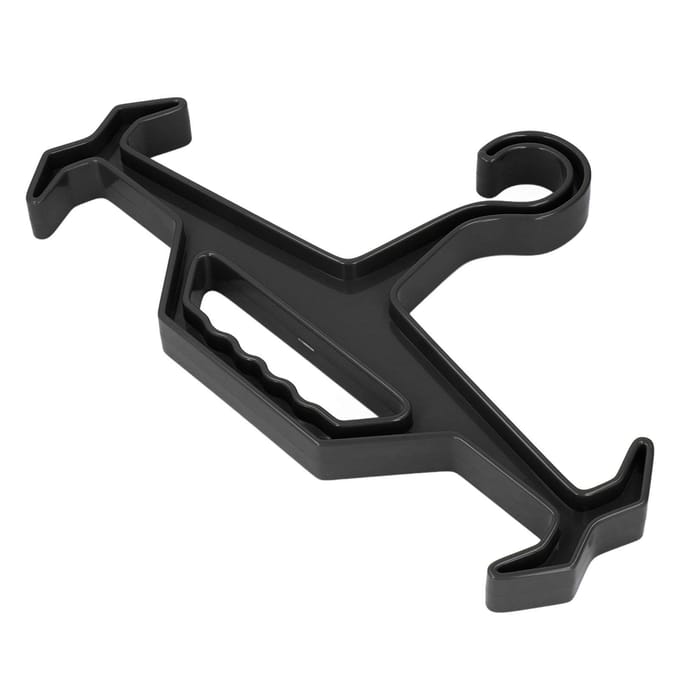 Heavy Duty Hanger Multifunctioneel Hoge Belastbaarheid Kledinghanger voor Tactische Uitrusting Zwart zwart