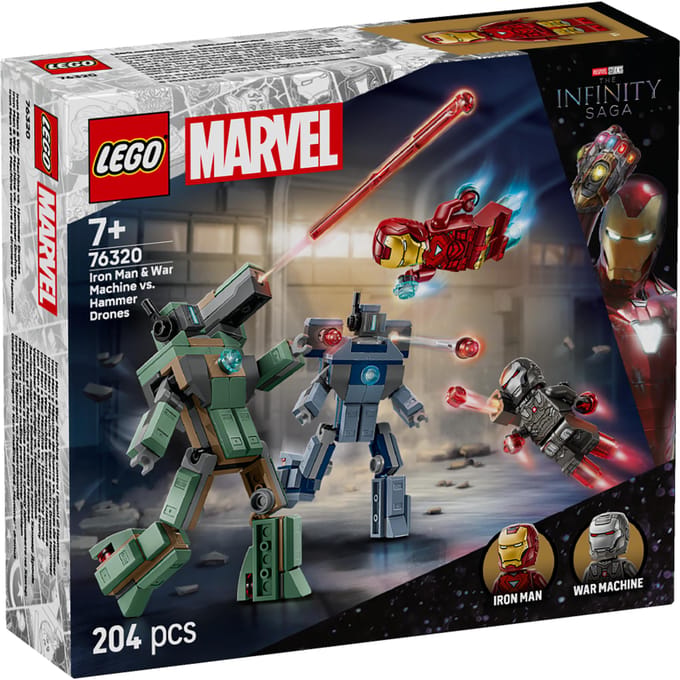 LEGO Marvel Super Heroes LEGO® MARVEL SUPER HEROES 76320 Iron Man & War machine VS hamer drones