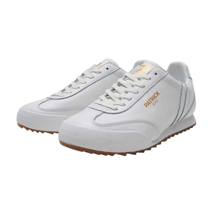 Patrick Mens Rio Lederen Hardloopschoenen (Wit)