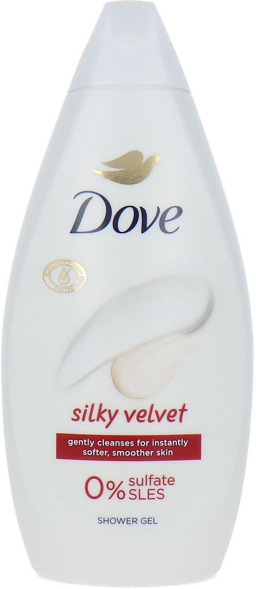 Dove Silky Velvet Shower Gel - 450 ml