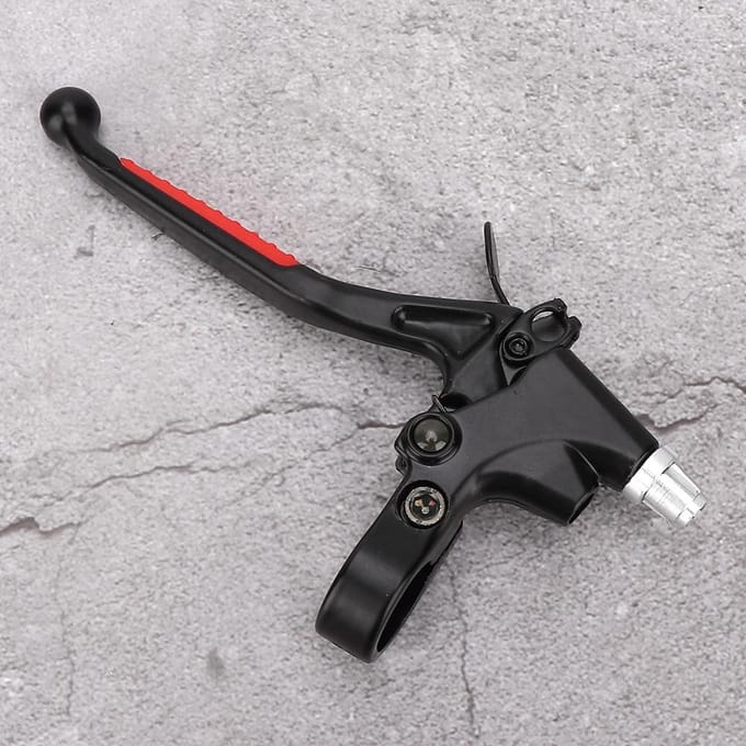 Motorfiets Lange Handgreep Koppeling Remhendel voor 50CC 60CC 80CC black