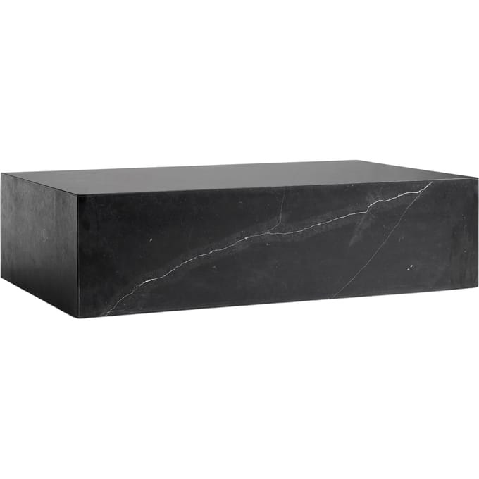 Audo - Plinth Tafel - zwart marmer - low
