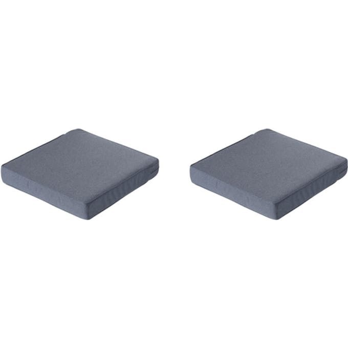 Madison - Lounge Profi-Line Zitkussen Manchester denim grey - Ca. 73x73 cm - Set van 2