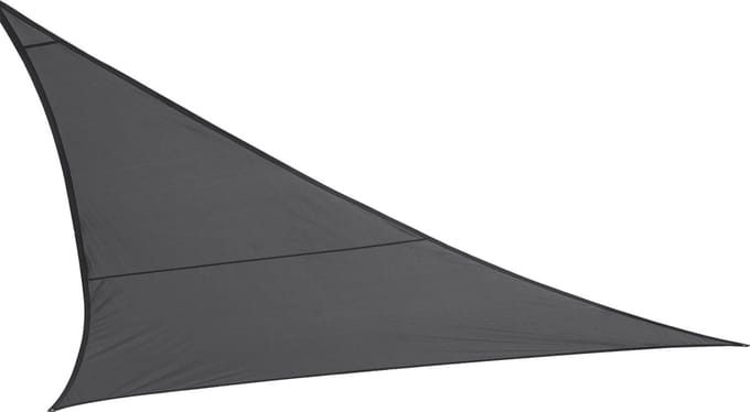 Practo Garden - Schaduwzeil - Driehoek - 3.6 x 3.6 m - Antraciet