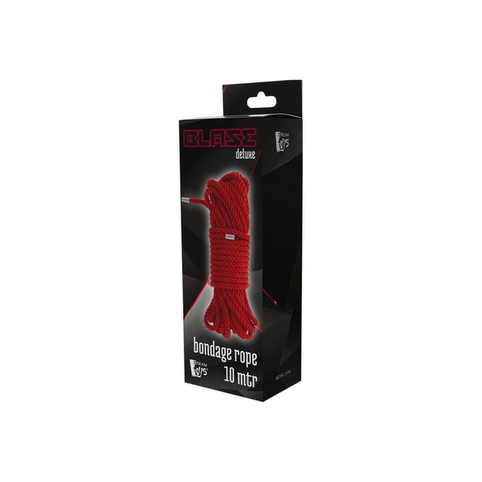 Blaze - Deluxe bondagetouw 10 meter - Rood