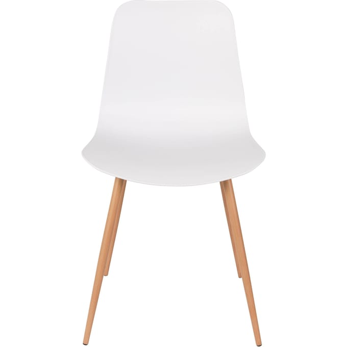 Housecraft Living Leon Eetkamerstoelen Wit - Set van 2