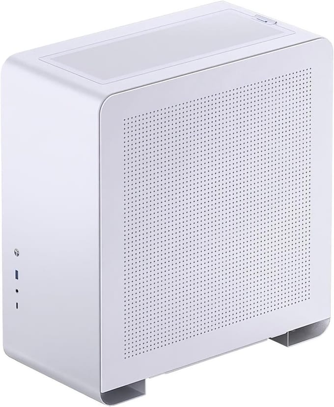 PC Behuizing Midi-Tower - Computerkast ATX - Componenten Beschermen - Mesh Ventilatie - 47.5 cm - Wit