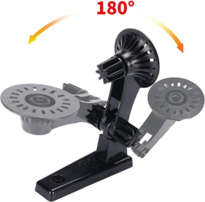 camerabeugel, 180 graden draaibaar , ip camera beugel, babyfoon camera beugel, camera muurbeugel ,camera bracket , ipcam bracket - wit