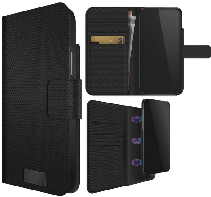 Black Rock 2in1 Wallet for Apple iPhone 12 Mini Black