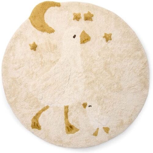 Little Dutch vloerkleed Little Goose Ecru unisex