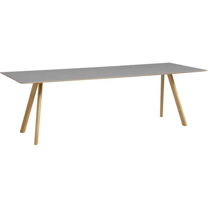 HAY Copenhague CPH30 tafel - grijs - lak op waterbasis - 250 x 90 cm