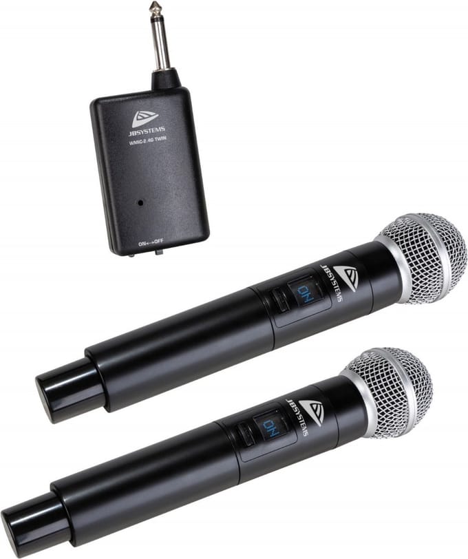 JB Systems WMIC-2.4G TWIN set van 2 Draadloze Microfoons