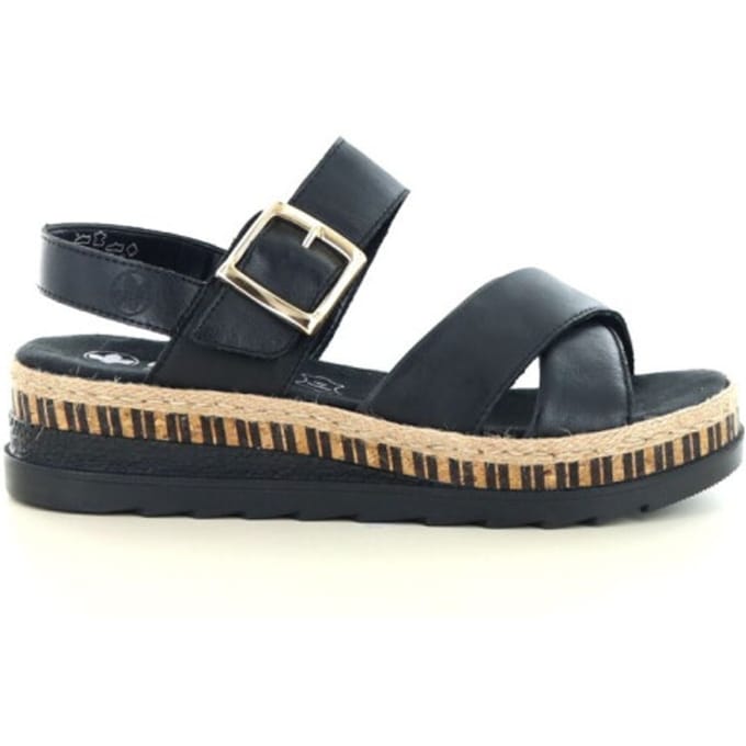 Rieker Sandalen E1/2 zwart - Maat 41