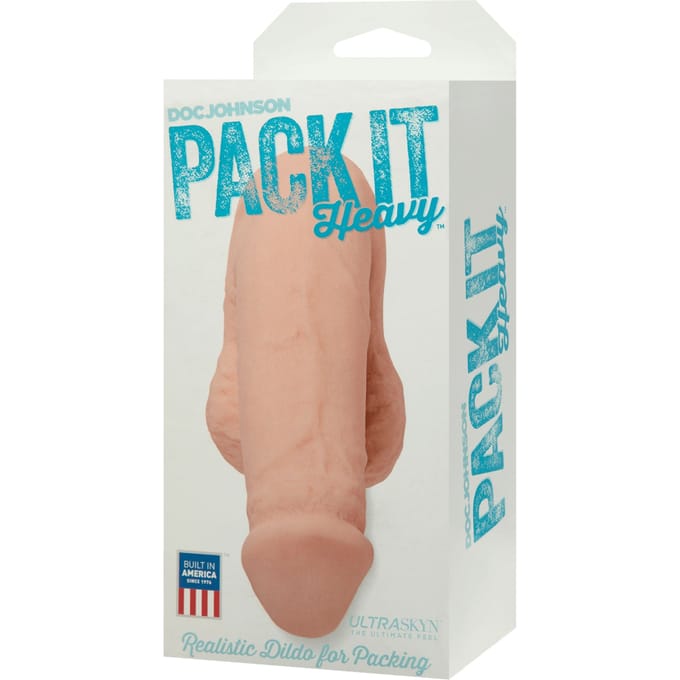 Doc Johnson UR3 realistische dildo Pack It - Heavy beige - 14,48 cm