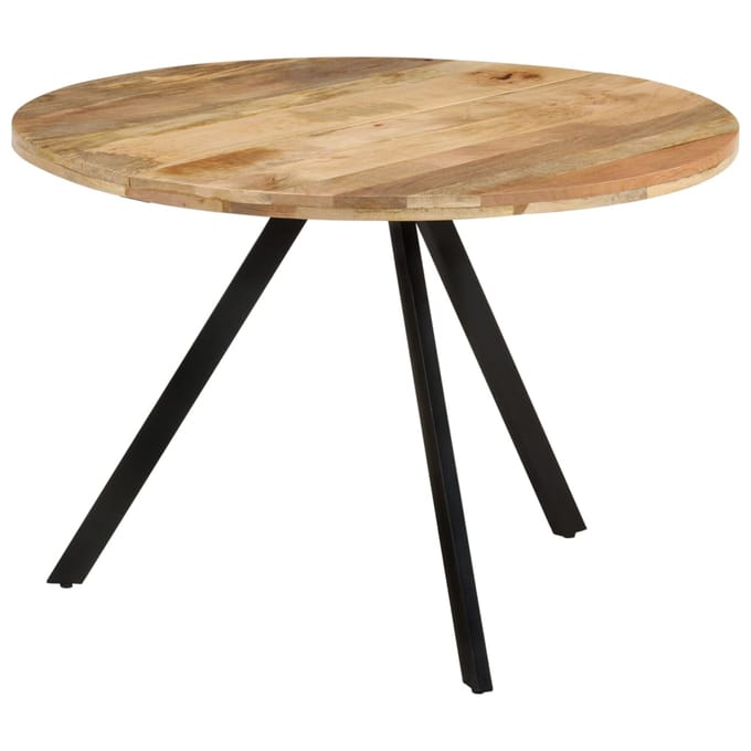 vidaXL - Eettafel - 110x75 - cm - massief - mangohout