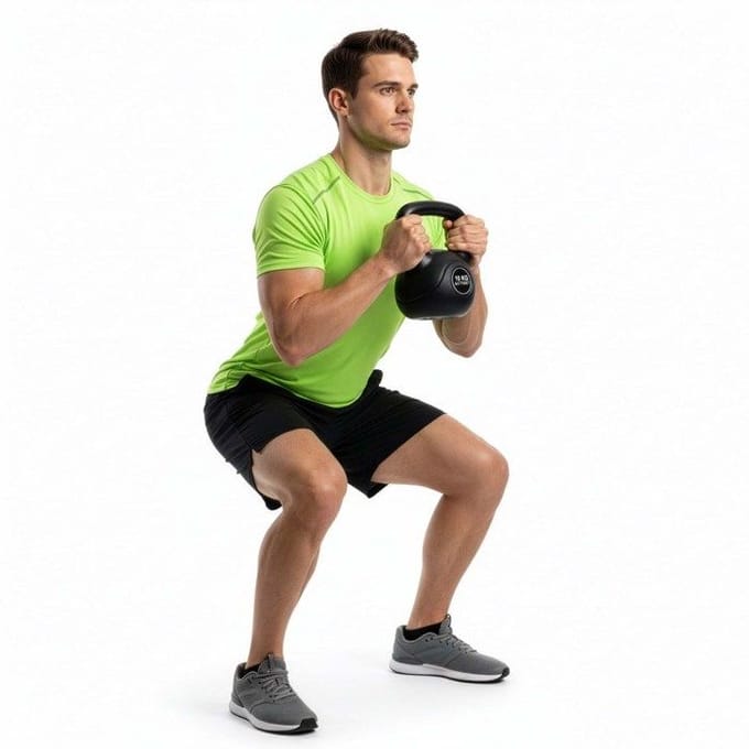 Actiget® Kettlebell | Kettle Bell | Zwart | 10 kg