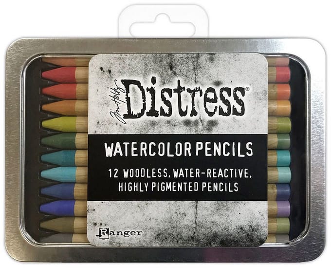 Tim Holtz Distress watercolor pencils set 3 - aquarelpotloden