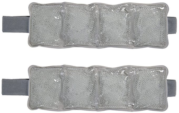 Gel kussen - 2x - warm/koud - 45 x 15 cm - warmtekussen/koelkussen - hotpack/coldpack - Verkoeling - Stijve spieren