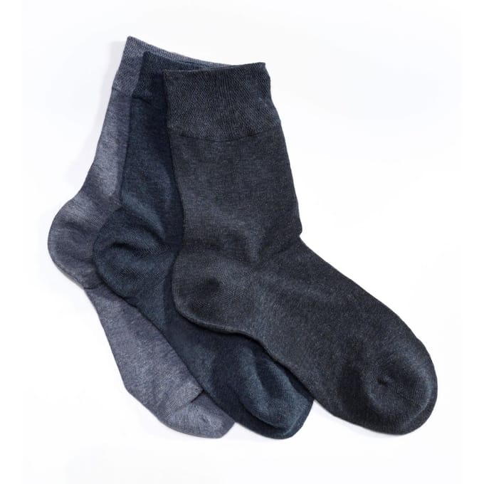 Drie paar sokken - blauw - Gr. 1 van Goldner Fashion