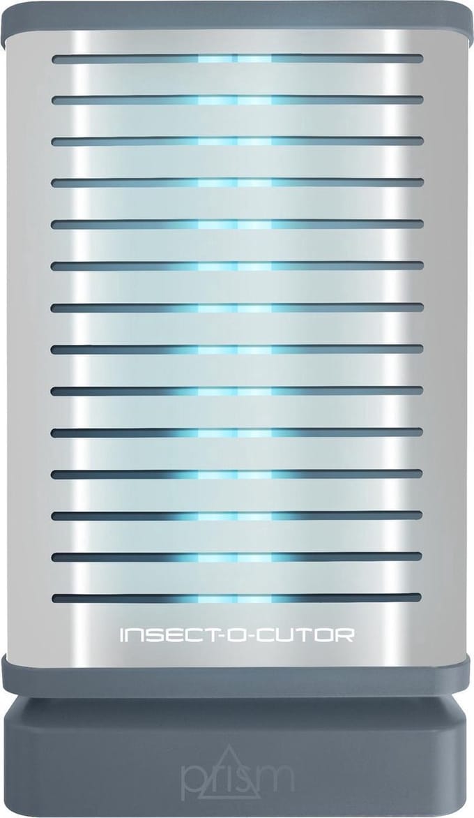 Insect-O-Cutor Prism Zilver (PRISM) - Vliegenlamp / Insectenlamp - Geschikt voor ruimtes tot 30m² - Gemaakt van metaal, aluminium & kunststof - CE Gekeurd
