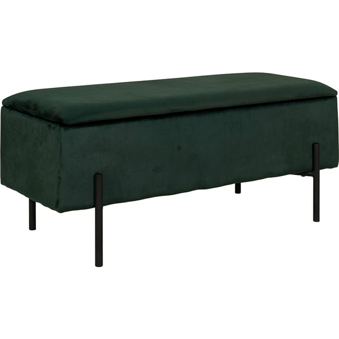 House Collection Velvet Hocker Ylwa Groen