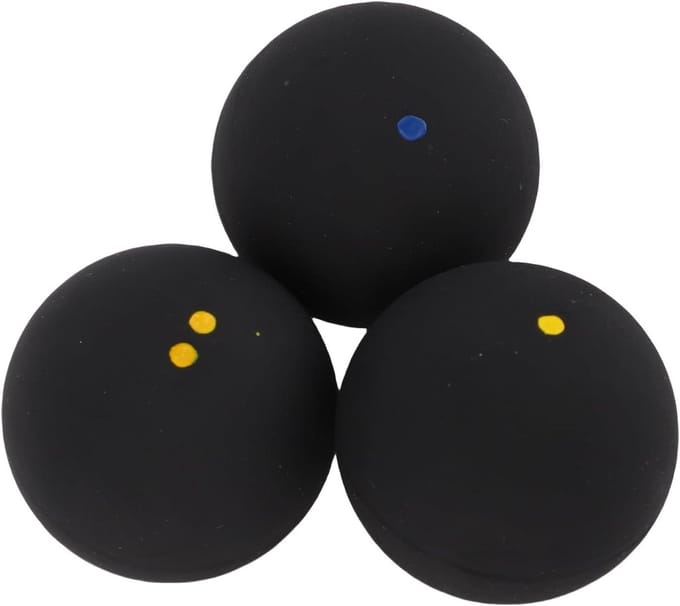 Squashbal Set - Trainingsballen - Sport Training - Drie Niveaus - 3 Stuks - Meerdere Kleuren