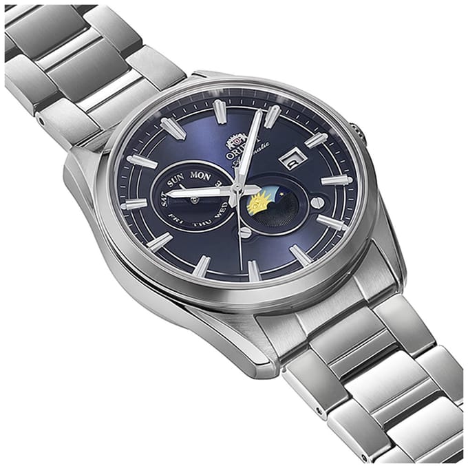 Orient Stretto RA-AK0315L30B Stretto Sun & Moon Horloge
