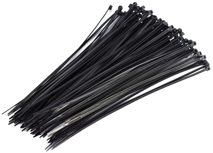 Tyrap Kabelbinders ZWART - 100 stuks - 450 x 4,8mm