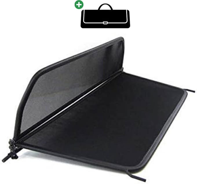 Windscherm VW EOS | 2006-2015 | incl. luxe opbergtas | Zwart