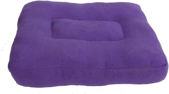 Meditatiekussen paars kind of reis - 23x18x4 - Katoen - Polyester