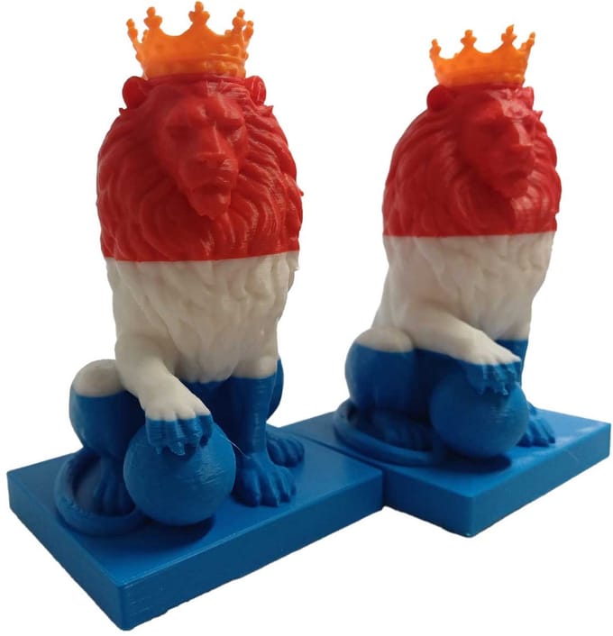 WK 2026 Leeuwen 10cm 2 stuks