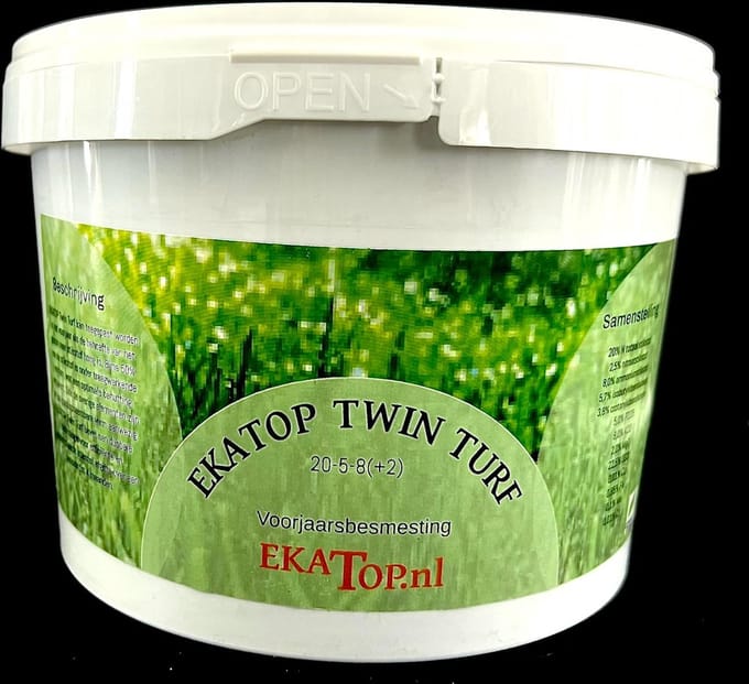 Ekatop Twin Turf - meststof - voorjaar - - gazonbemesting- 125 m²
