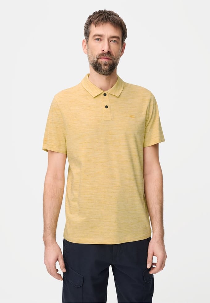 camel active Poloshirt met Quick Dry functie - Maat - Zonnegeelmenswear-M