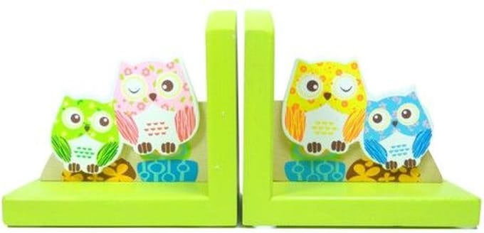 Simply for Kids - Boekensteun vogels - Roze