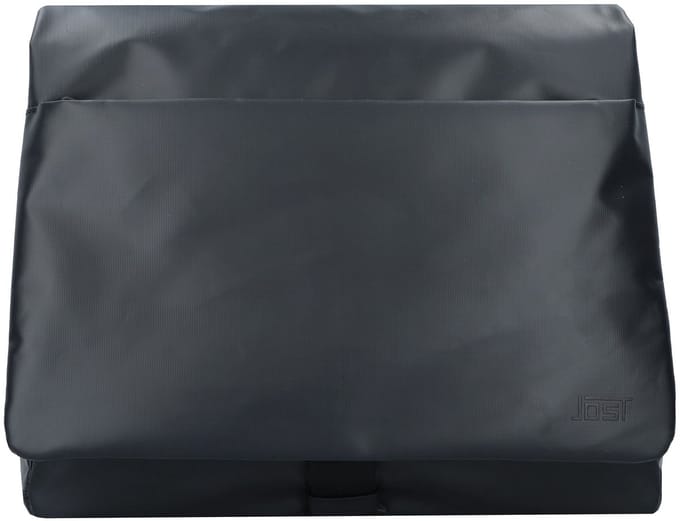 JOST schoudertas met laptopvak Tolja Shoulder Bag Black zwart