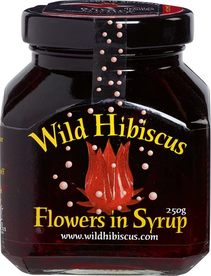 Wilde Hibiscus Bloem in siroop