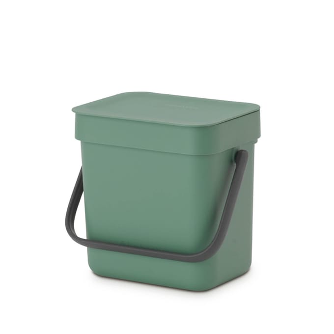 Brabantia Sort & Go Aanrecht Afvalbakje - 3 liter - Fir Green