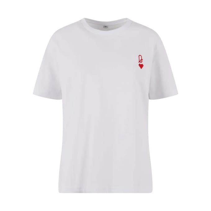 Dames-T-shirt Miss Tee Queen Card EMB