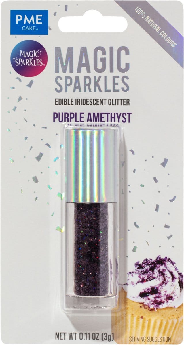 Magic Sparkles Edible Glitter – Purple Amethyst (3g)