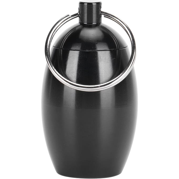 Multifunctionele Mini Waterdichte Pillendoosje Medicijndoos Fleshouder Container voor Zwembad Sauna black