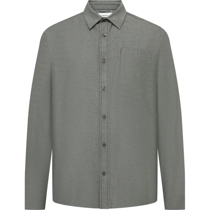 Shirt met lange mouwen KnowledgeCotton Apparel Dune