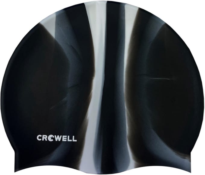 Crowell Badmuts Zwem Siliconen Multi Flame Zwart-Grijs kol.11