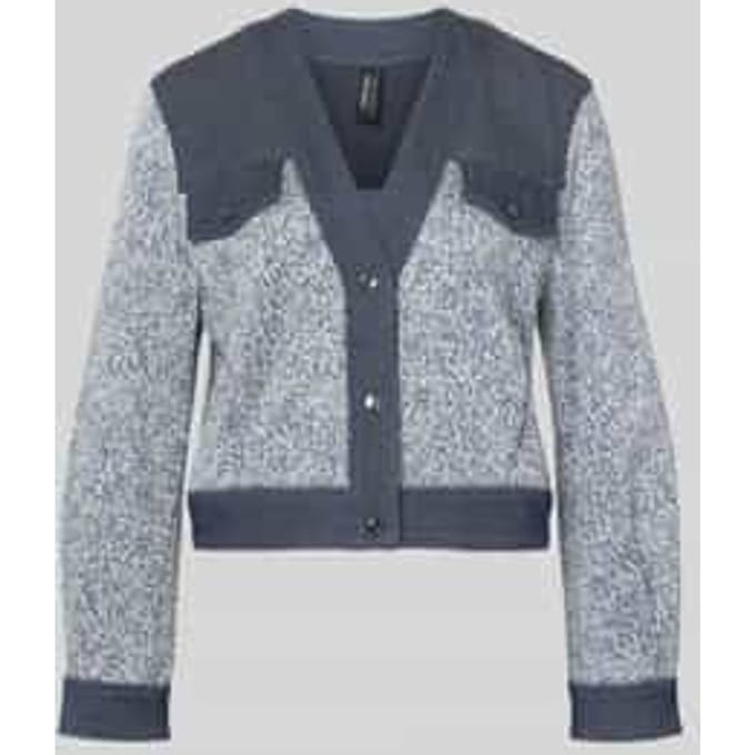 Cardigan van Viscosemix met V-hals