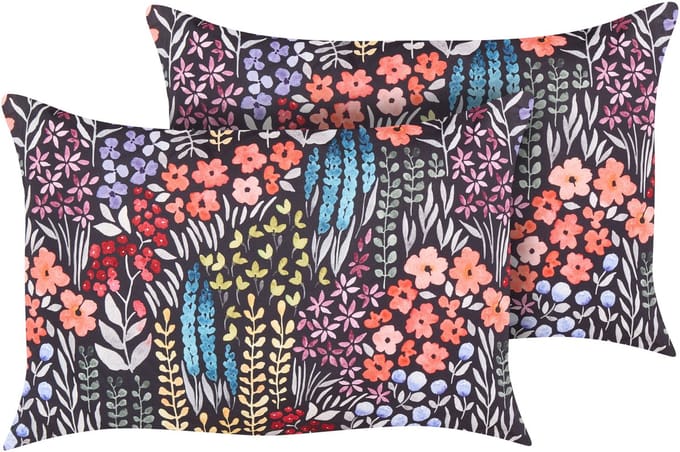 CASTELARO - Tuinkussen set 2 - Meerkleurig - 40 x 60 cm - Polyester