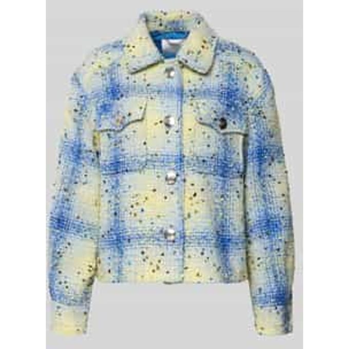 Regular fit blazer met wol